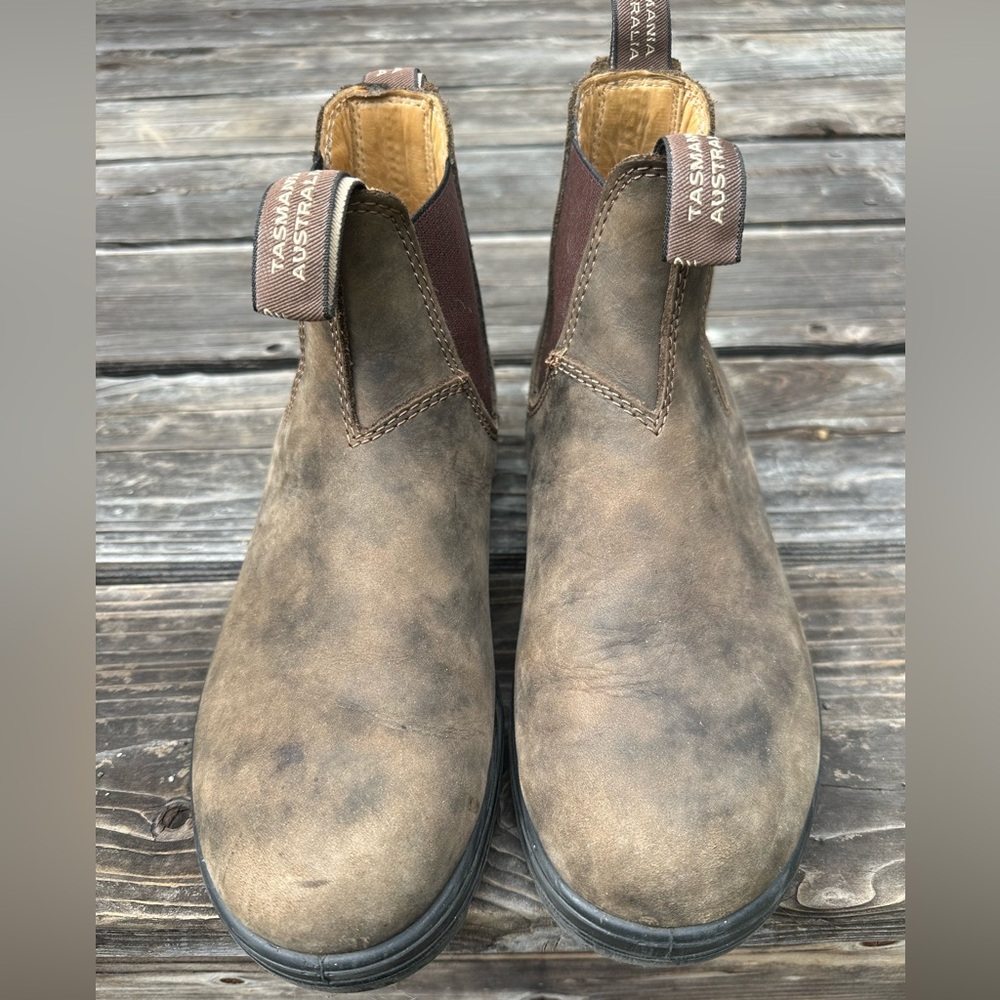 Blundstone Classic 585 Brown Ankle Boot Pull On Size 6 = Size 9/39